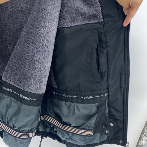 Wantdo black fleece lined ski jacket snowboard water wind resistant size XXL - Picture 11 of 11